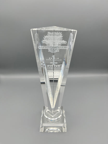 Yu-Gi-Oh! WORLD CHAMPIONSHIP 2012「伝説の白き龍」「伝説の闇の魔導師」トロフィーセット