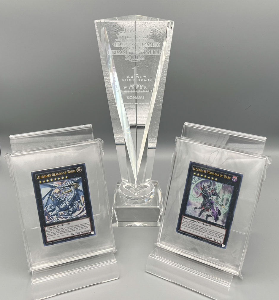 Yu-Gi-Oh! WORLD CHAMPIONSHIP 2012「伝説の白き龍」「伝説の闇の魔導師」トロフィーセット
