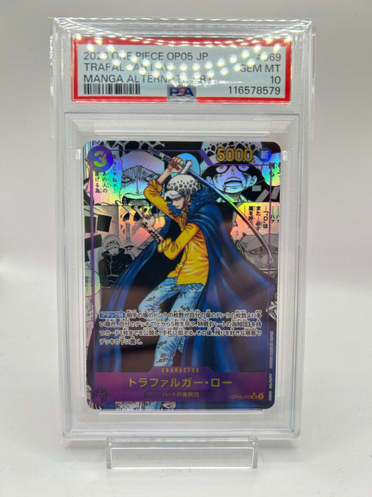 【PSA10】トラファルガー･ロー(パラレル)【SR】{OP05-069}
